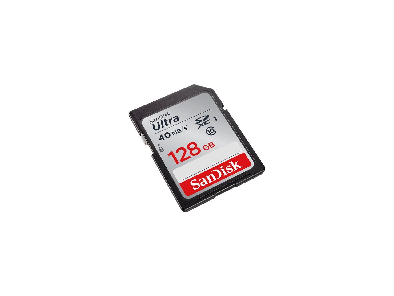 SanDisk 128GB Ultra SDXC UHS-I/Class 10 Memory Card, Speed Up to 80MB/s (SDSDUNC-128G-GN6IN)