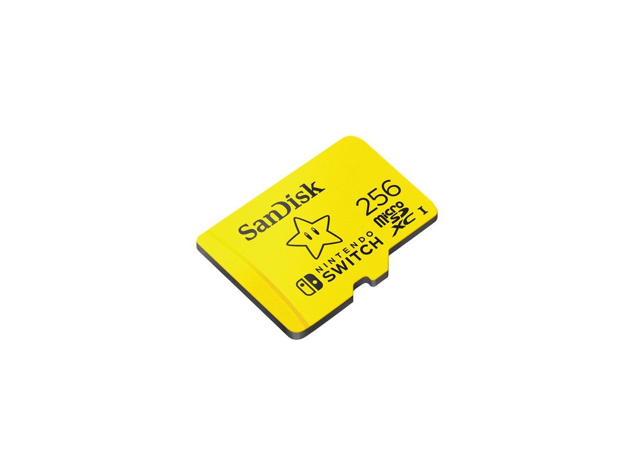 SanDisk 256GB microSDXC Flash Card for Nintendo Switch Model SDSQXAO-256G-GNCZN