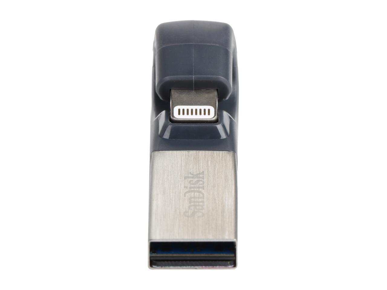 SanDisk 64GB iXpand Flash Drive for iPhone and iPad (SDIX30N-064G-GN6NN)