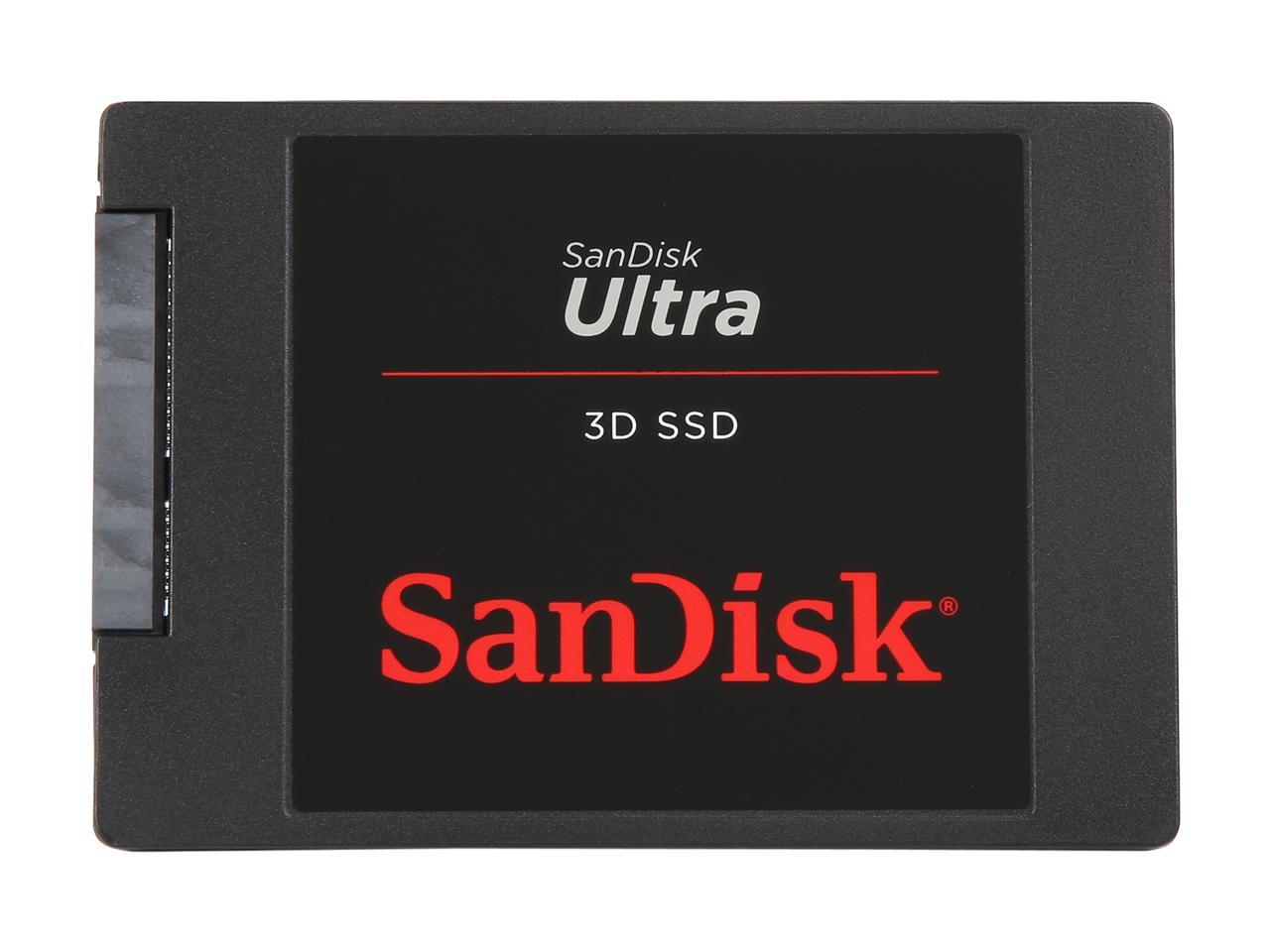 SanDisk Ultra 3D 2.5" 1TB SATA III 3D NAND Internal Solid State Drive (SSD) SDSSDH3-1T00-G25