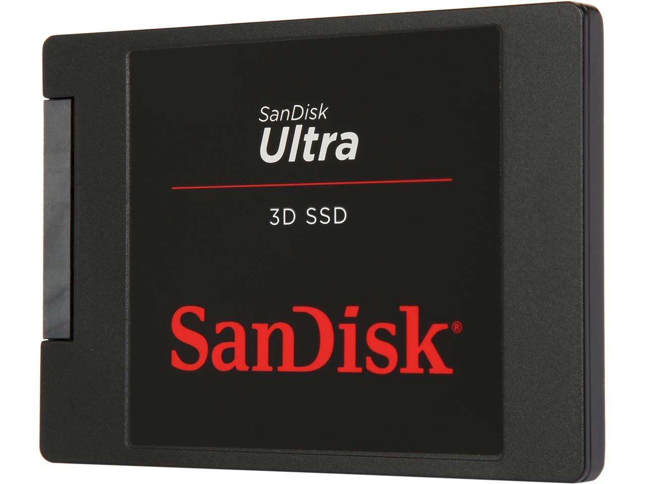 SanDisk Ultra 3D 2.5" 2TB SATA III 3D NAND Internal Solid State Drive (SSD) SDSSDH3-2T00-G25