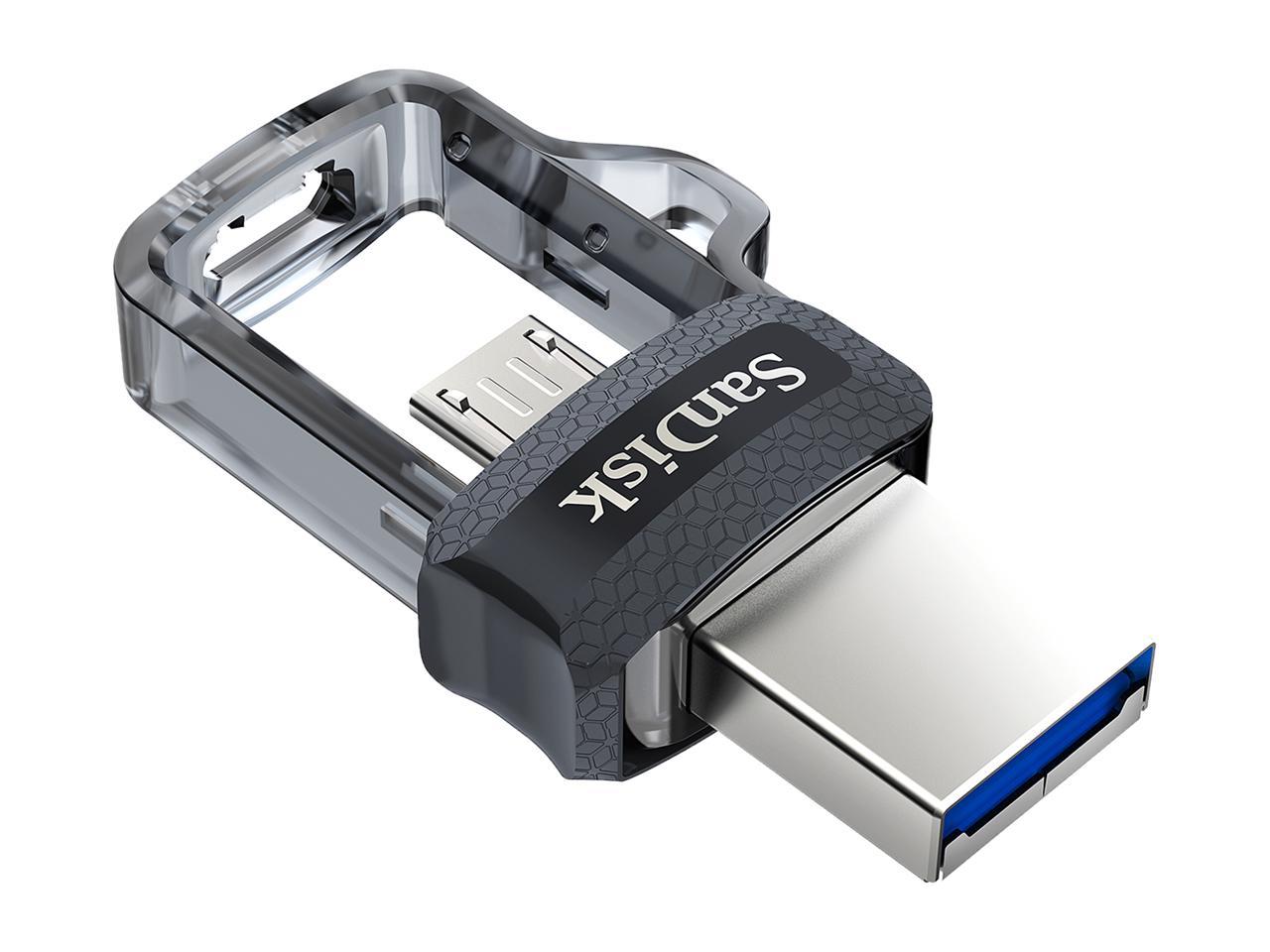 SanDisk 256GB Ultra Dual Drive m3.0, Speed Up to 150MB/s (SDDD3-256G-G46 )