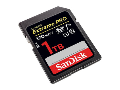 SanDisk Extreme Pro 1TB SDXC UHS-I/U3 V30 Memory Card, Speed Up to 170MB/s (SDSDXXY-1T00-GN4IN)