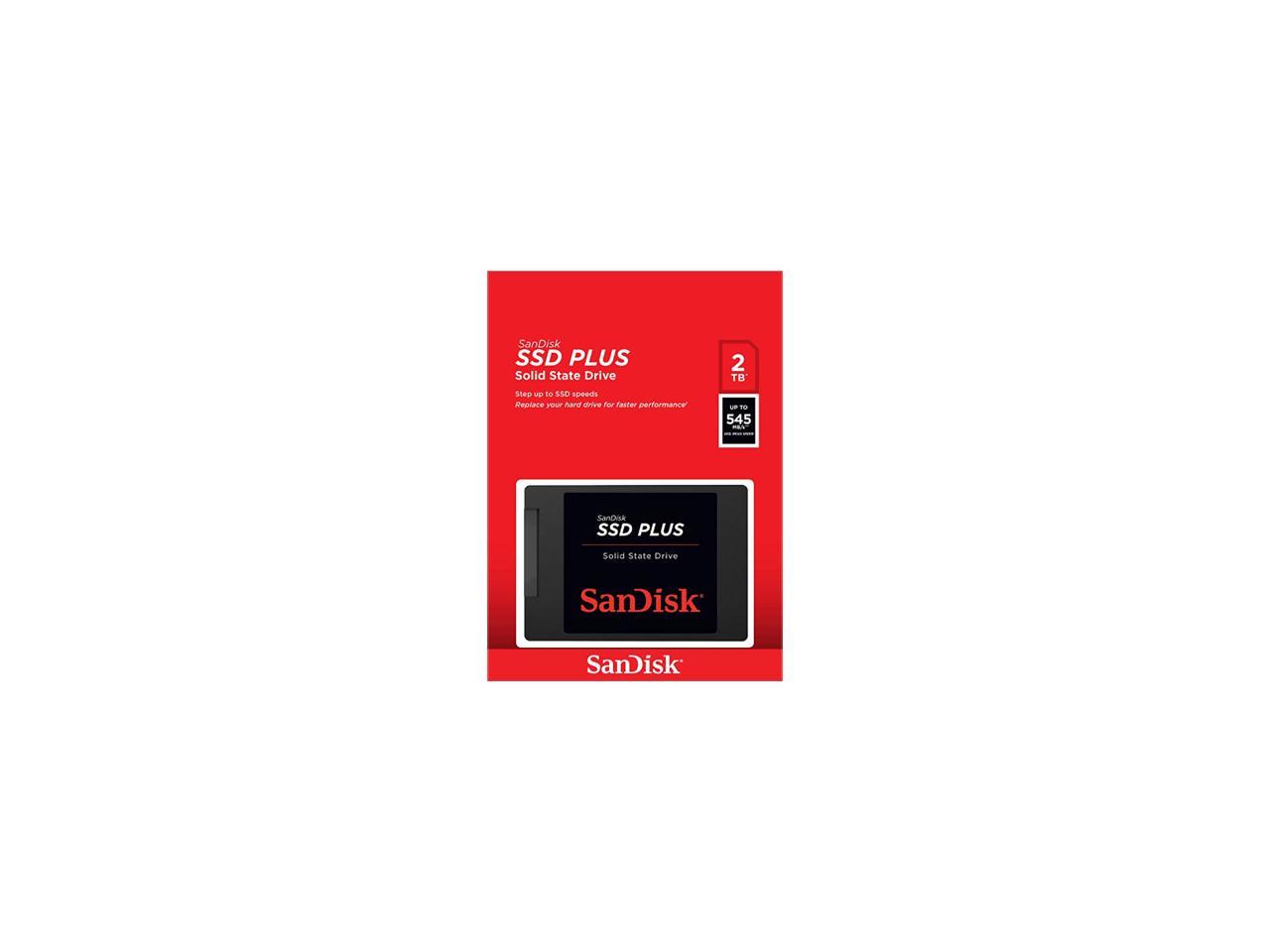 SanDisk SSD PLUS 2.5" 2TB SATA III MLC Internal Solid State Drive (SSD) SDSSDA-2T00-G26