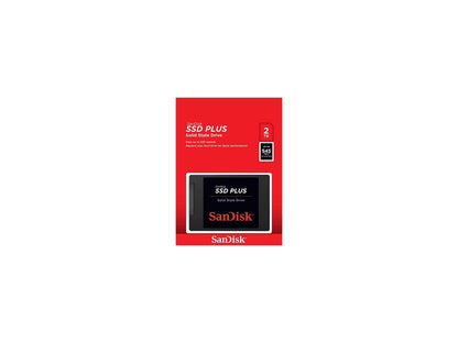 SanDisk SSD PLUS 2.5" 2TB SATA III MLC Internal Solid State Drive (SSD) SDSSDA-2T00-G26