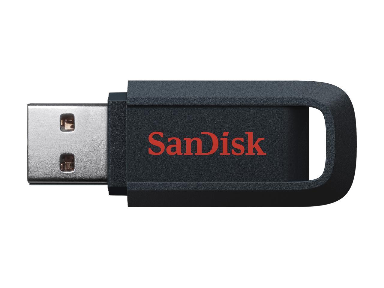 SanDisk 128GB Ultra Trek USB 3.0 Flash Drive, Speed Up to 130MB/s (SDCZ490-128G-G46)