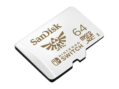 SanDisk 64GB microSDXC UHS-I for Nintendo Switch, Speed Up to 100MB/s (SDSQXAT-064G-GNCZN)