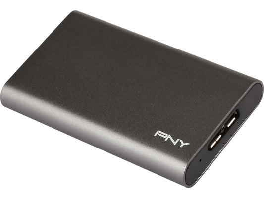 PNY ELITE 240GB USB 3.0 Portable Solid State Drive (SSD) - (PSD1CS1050-240-FFS)