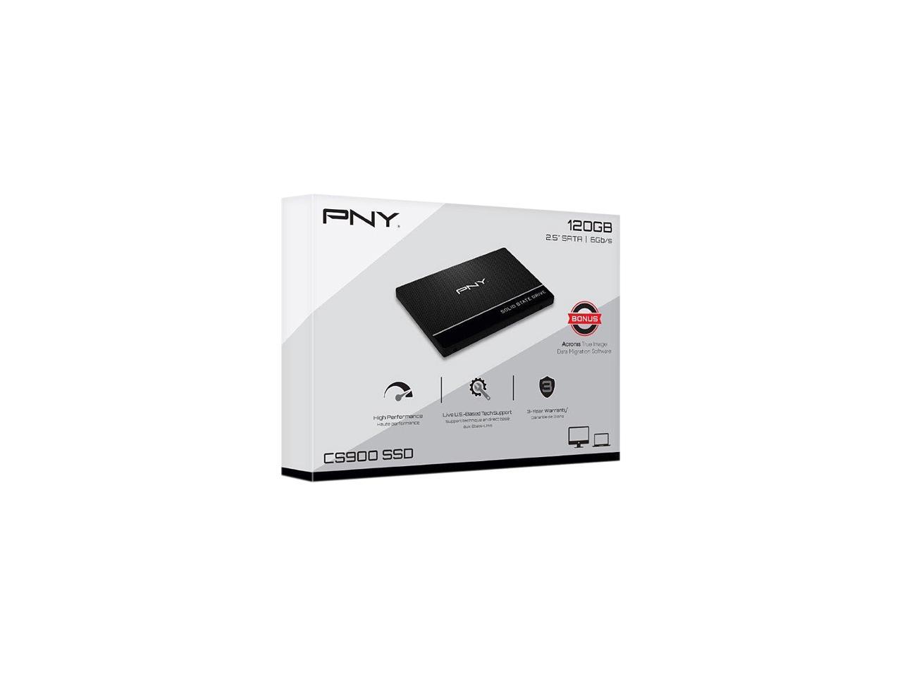 PNY CS900 120GB 2.5" SATA III INTERNAL Solid State Drive (SSD) - SSD7CS900-120-RB