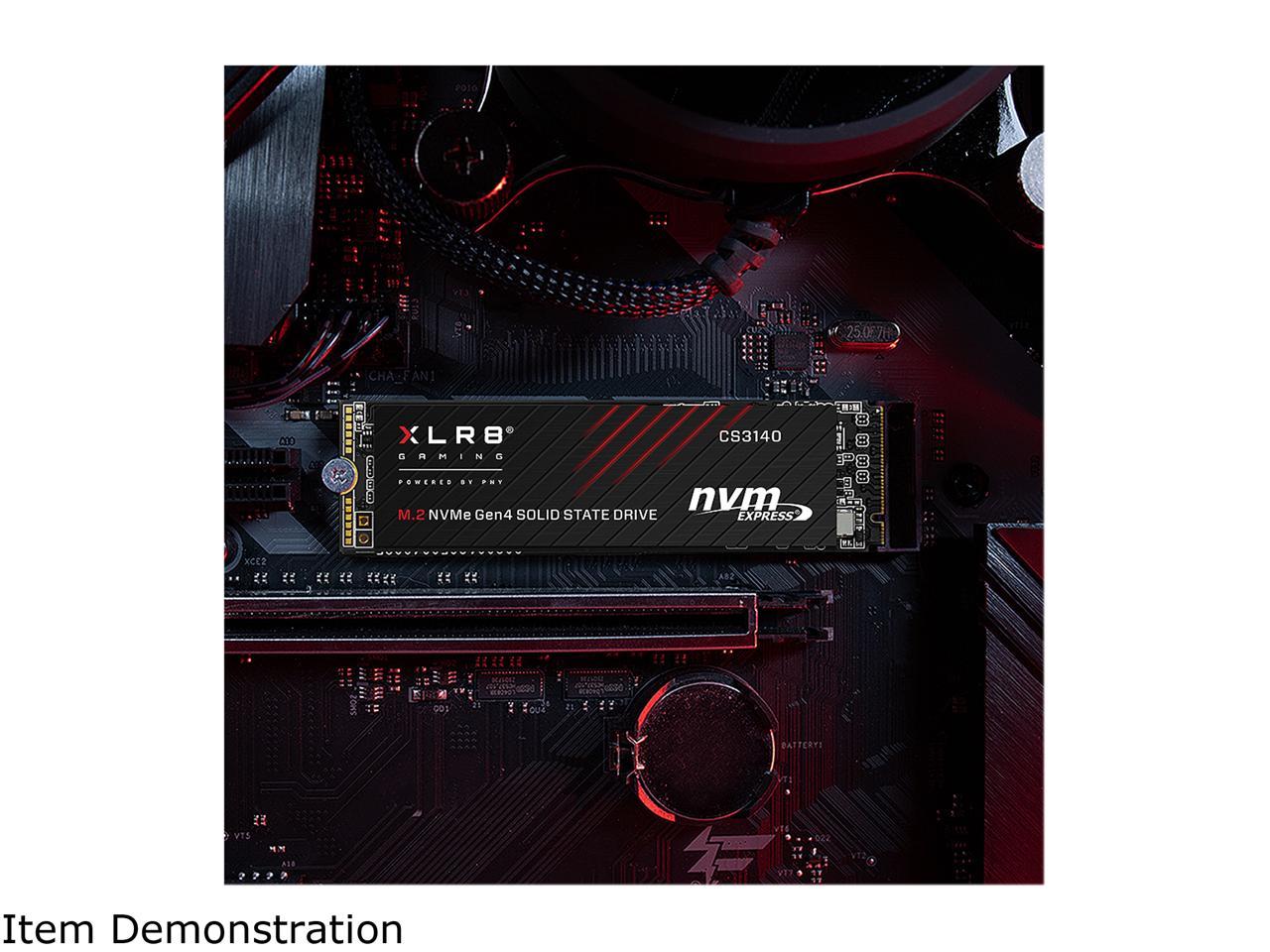 PNY XLR8 CS3140 M.2 2280 2TB PCI-Express 4.0 x4, NVMe 1.4 3D NAND Internal Solid State Drive (SSD) M280CS3140-2TB-RB