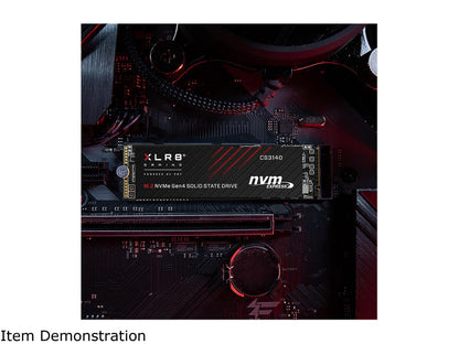 PNY XLR8 CS3140 M.2 2280 2TB PCI-Express 4.0 x4, NVMe 1.4 3D NAND Internal Solid State Drive (SSD) M280CS3140-2TB-RB