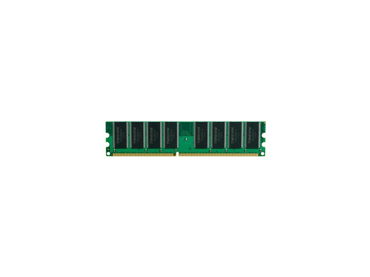 Transcend 1GB 184-Pin DDR SDRAM DDR 400 (PC 3200) Desktop Memory Model JM388D643A-5L