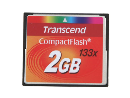 Transcend 2GB Compact Flash (CF) Flash Card Model TS2GCF133