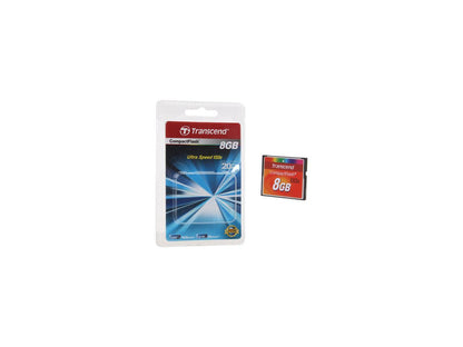 Transcend 8GB Compact Flash (CF) Flash Card Model TS8GCF133