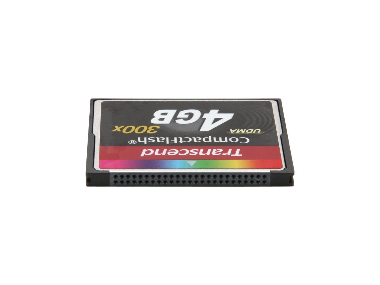 Transcend 4GB Compact Flash (CF) Flash Card Model TS4GCF300