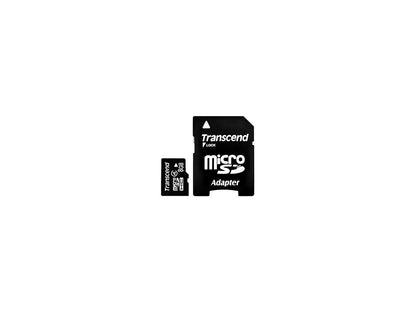 Transcend 8GB microSDHC Flash Card Model TS8GUSDHC4