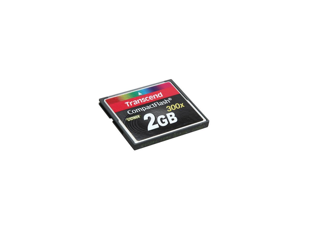 Transcend 2GB Compact Flash (CF) Flash Card Model TS2GCF300