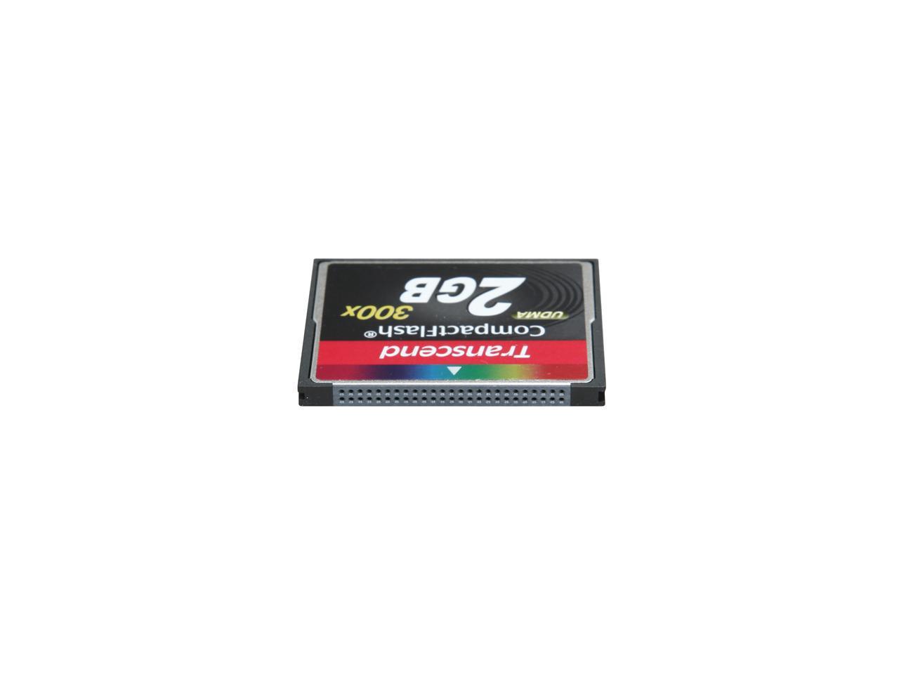 Transcend 2GB Compact Flash (CF) Flash Card Model TS2GCF300