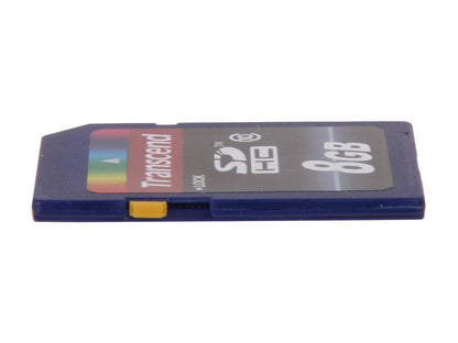 Transcend 8GB Secure Digital High-Capacity (SDHC) Flash Card Model TS8GSDHC10