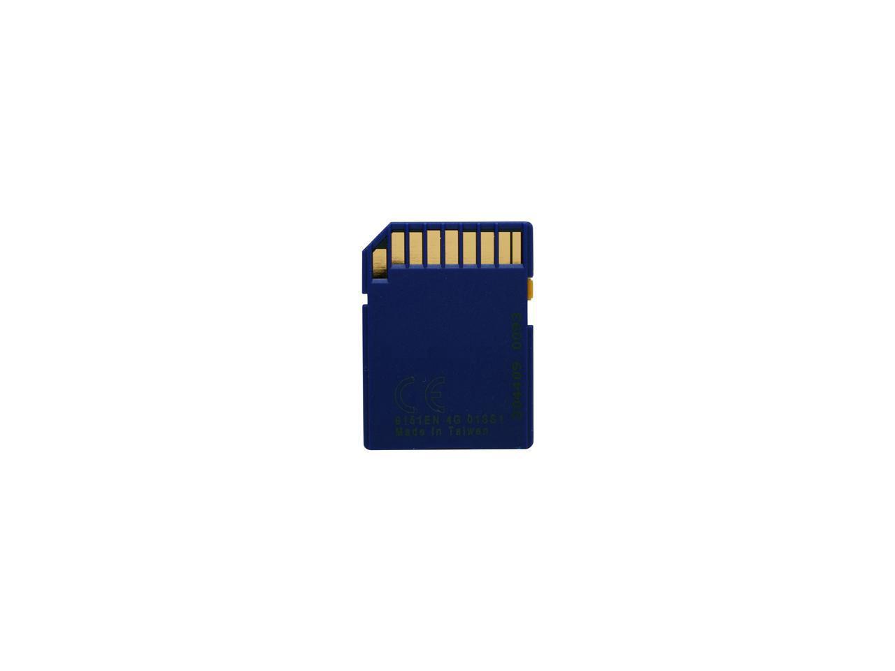 Transcend 4GB Secure Digital High-Capacity (SDHC) Flash Card Model TS4GSDHC10