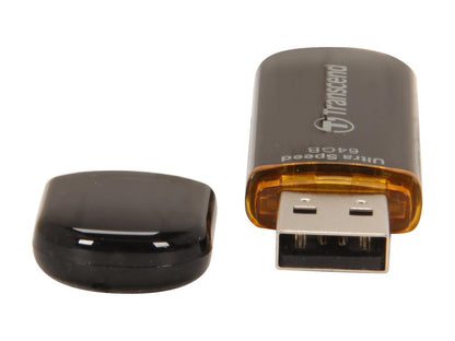 Transcend JetFlash 600 64GB USB 2.0 Flash Drive Model TS64GJF600