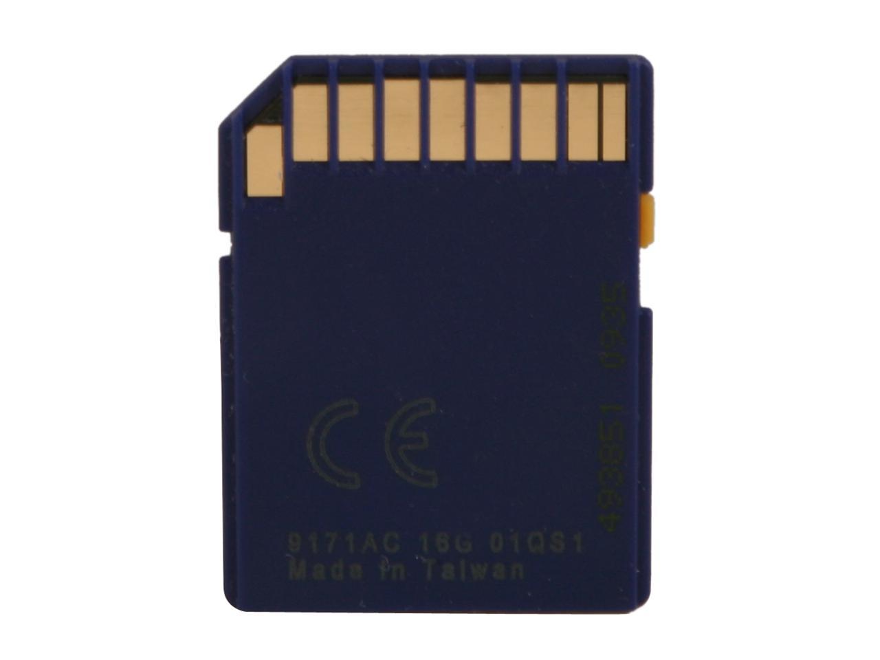 Transcend 16GB Secure Digital High-Capacity (SDHC) UHS-I Flash Memory Card Model TS16GSDHC10U1
