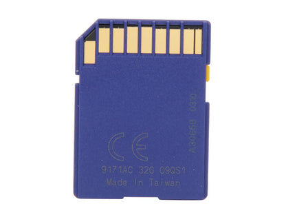 Transcend 32GB Secure Digital High-Capacity (SDHC) Flash Card Model TS32GSDHC10U1
