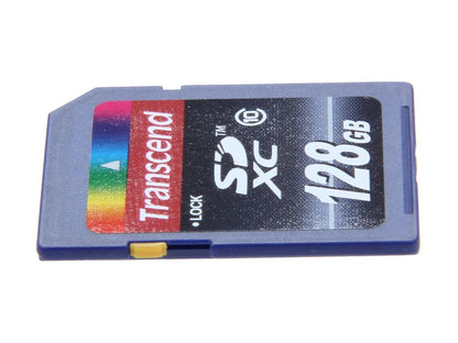 Transcend 128GB Secure Digital Extended Capacity (SDXC) Flash Card Model TS128GSDXC10