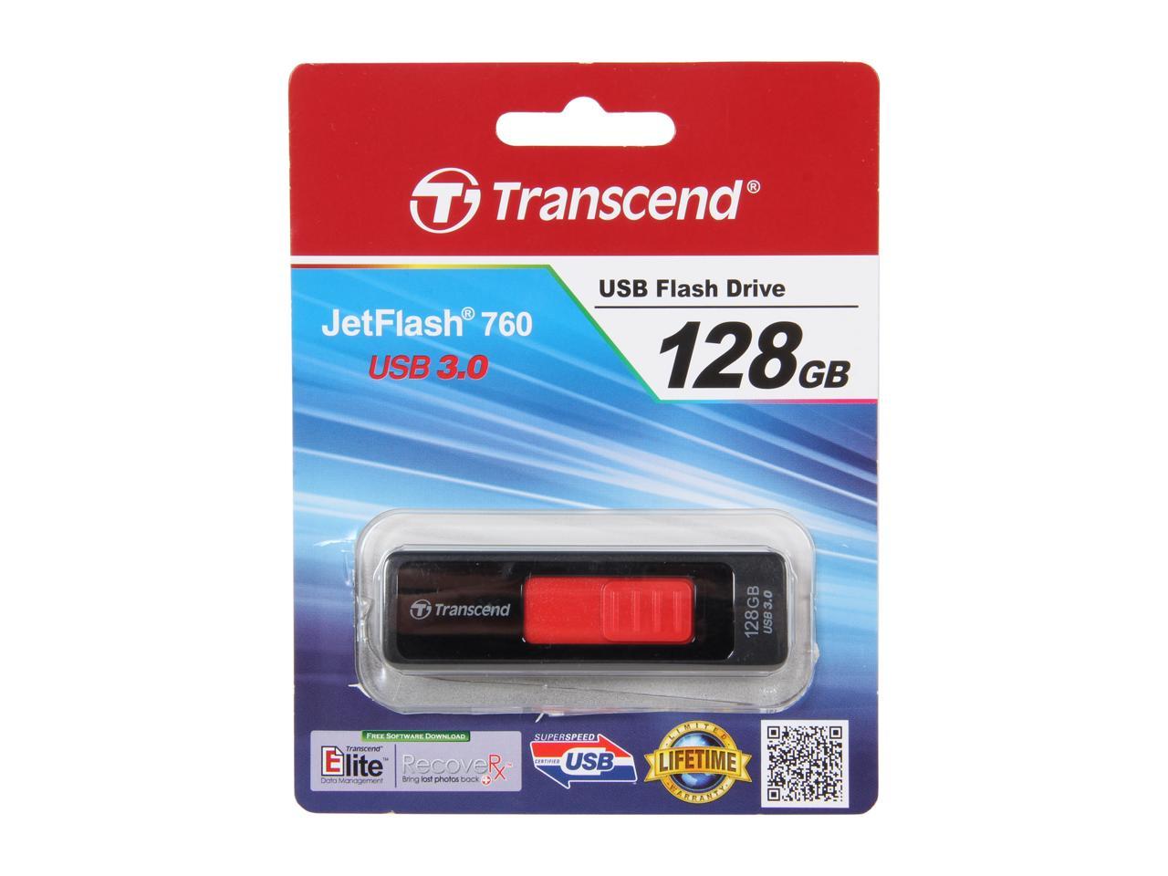Transcend JetFlash 760 128GB USB 3.0 Flash Drive Model TS128GJF760