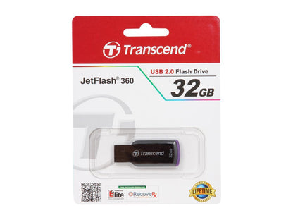 Transcend JetFlash 360 32GB USB 2.0 Flash Drive Model TS32GJF360