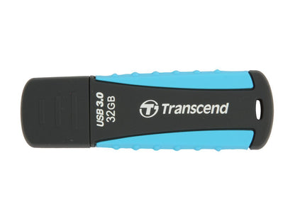 Transcend JetFlash 810 32 GB USB 3.0 Flash Drive - Black, Blue, Green