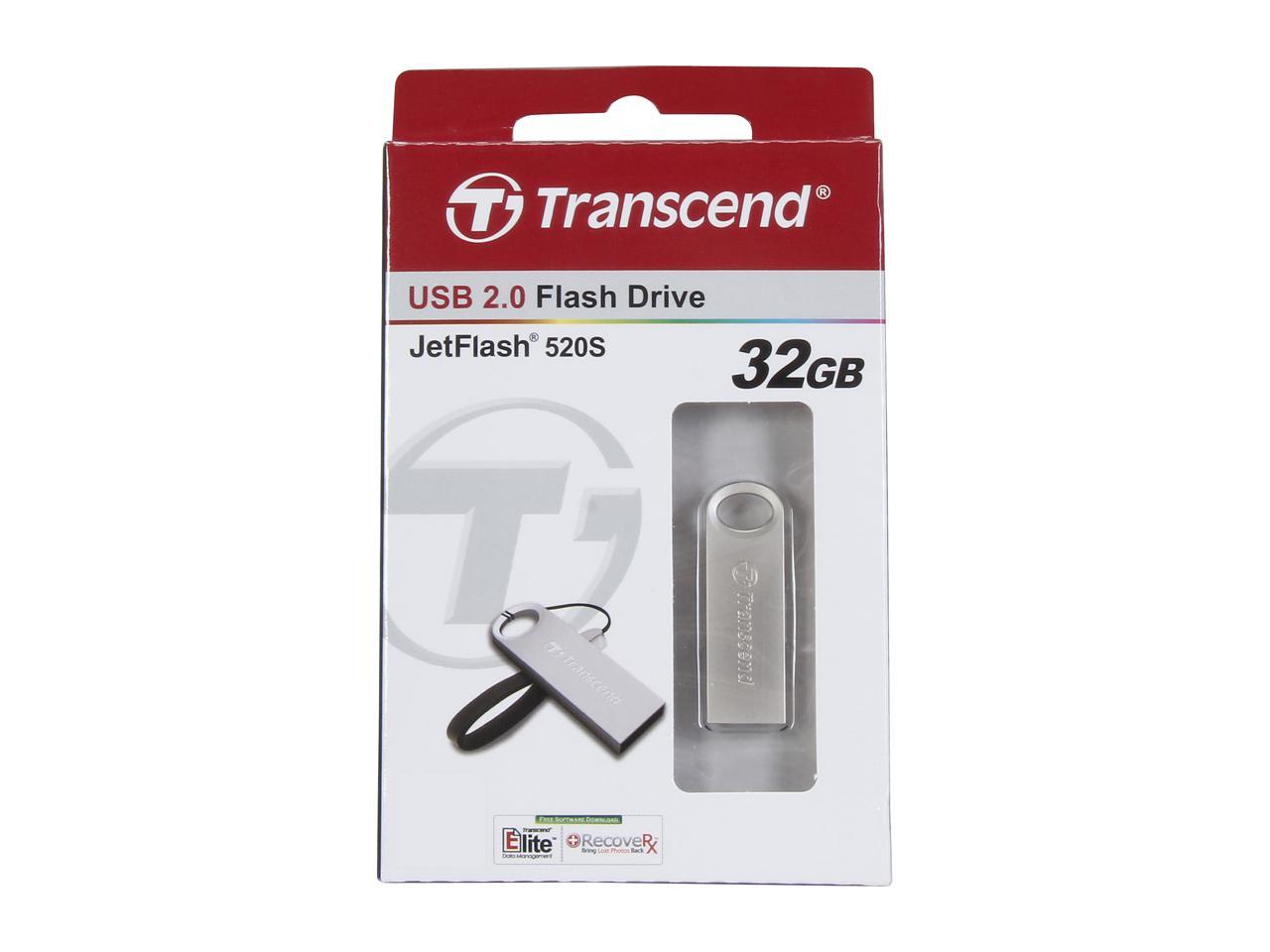 Transcend JetFlash 520 32GB USB 2.0 Flash Drive Model TS32GJF520S