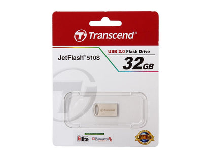 Transcend JetFlash 510 32GB USB 2.0 Flash Drive Model TS32GJF510S