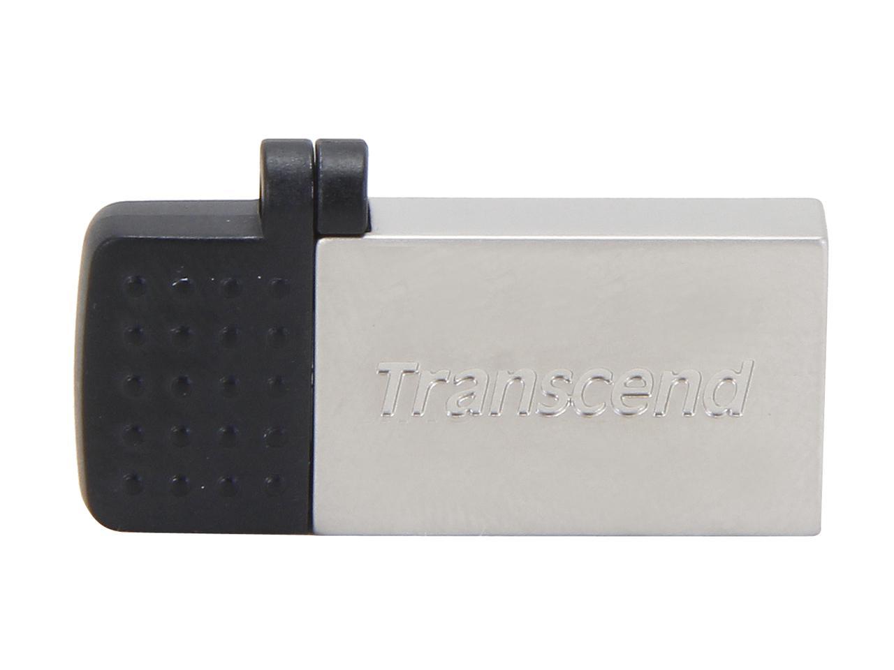 Transcend JetFlash 380 32GB USB 2.0 OTG Flash Drive Model TS32GJF380S