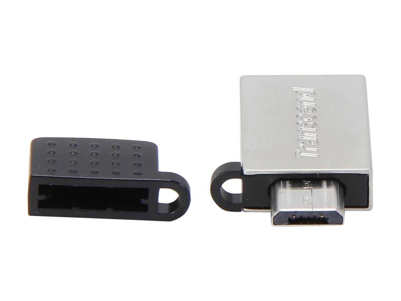 Transcend JetFlash 380 32GB USB 2.0 OTG Flash Drive Model TS32GJF380S