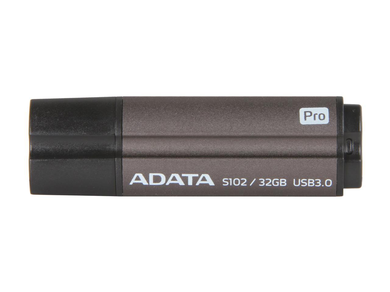 ADATA 32GB S102 Pro Advanced USB 3.0 Flash Drive, Speed Up to 100MB/s (AS102P-32G-RGY)