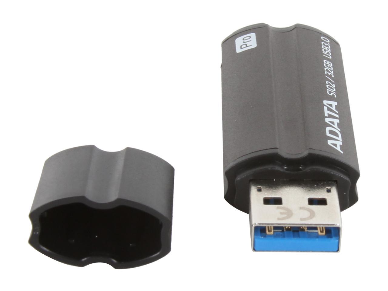 ADATA 32GB S102 Pro Advanced USB 3.0 Flash Drive, Speed Up to 100MB/s (AS102P-32G-RGY)