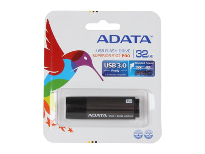ADATA 32GB S102 Pro Advanced USB 3.0 Flash Drive, Speed Up to 100MB/s (AS102P-32G-RGY)