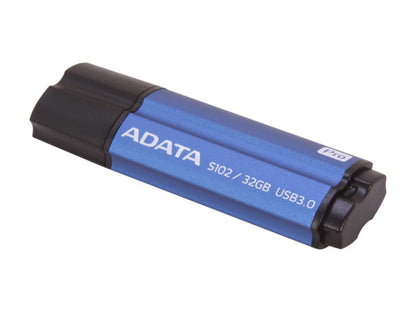 ADATA 32GB S102 Pro Advanced USB 3.0 Flash Drive, Speed Up to 100MB/s (AS102P-32G-RBL)