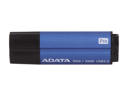 ADATA 32GB S102 Pro Advanced USB 3.0 Flash Drive, Speed Up to 100MB/s (AS102P-32G-RBL)