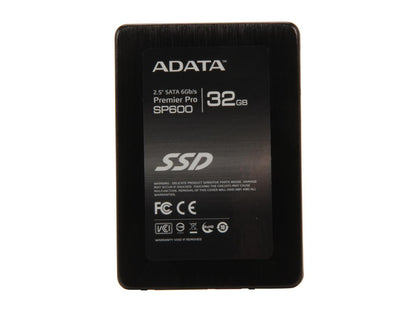 ADATA Premier SP600 2.5" 32GB SATA III MLC Internal Solid State Drive (SSD) ASP600S3-32GM-C