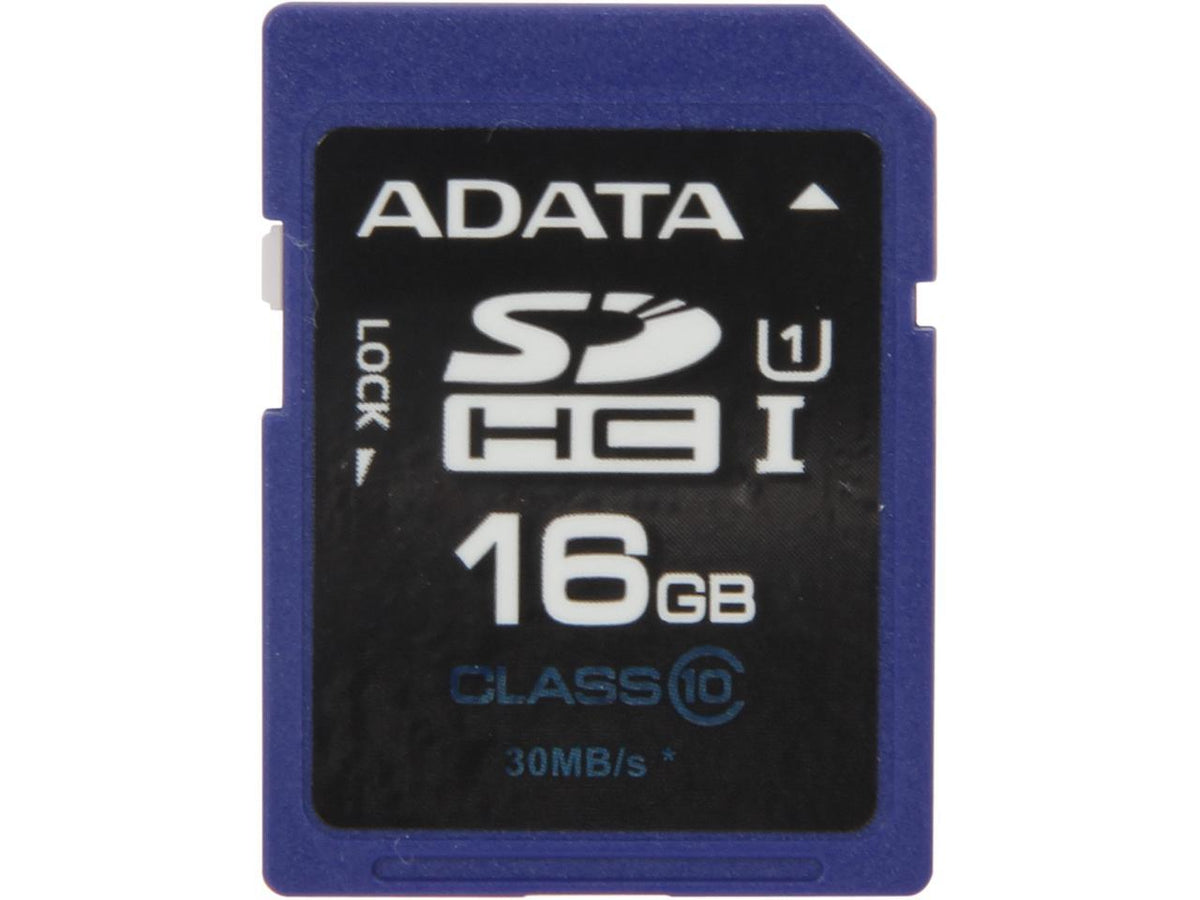 ADATA Premier 16GB SDHC UHS-I Card- CLASS 10 30MB/s