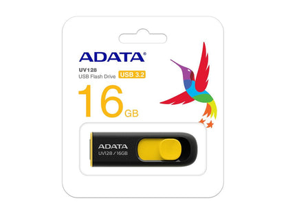 ADATA 16GB UV128 USB 3.2 Gen 1 Flash Drive (AUV128-16G-RBY)