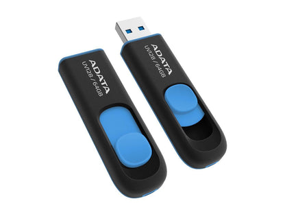 ADATA 64GB UV128 USB 3.2 Gen 1 Flash Drive (AUV128-64G-RBE)