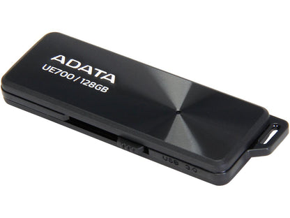 ADATA 128GB Elite UE700 USB 3.0 Flash Drive, Speed Up to 200MB/s (AUE700-128G-CBK)