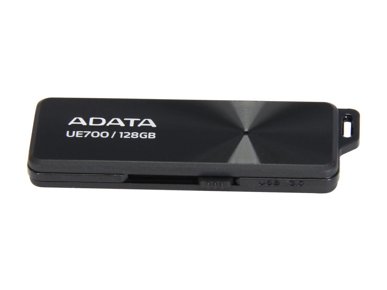 ADATA 128GB Elite UE700 USB 3.0 Flash Drive, Speed Up to 200MB/s (AUE700-128G-CBK)