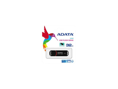 ADATA 32GB UV150 Snap-on Cap USB 3.0 Flash Drive (AUV150-32G-RBK)