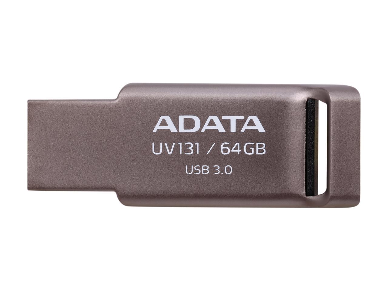 ADATA UV131 64GB USB Flash Drive Model AUV-131-64G-RGY