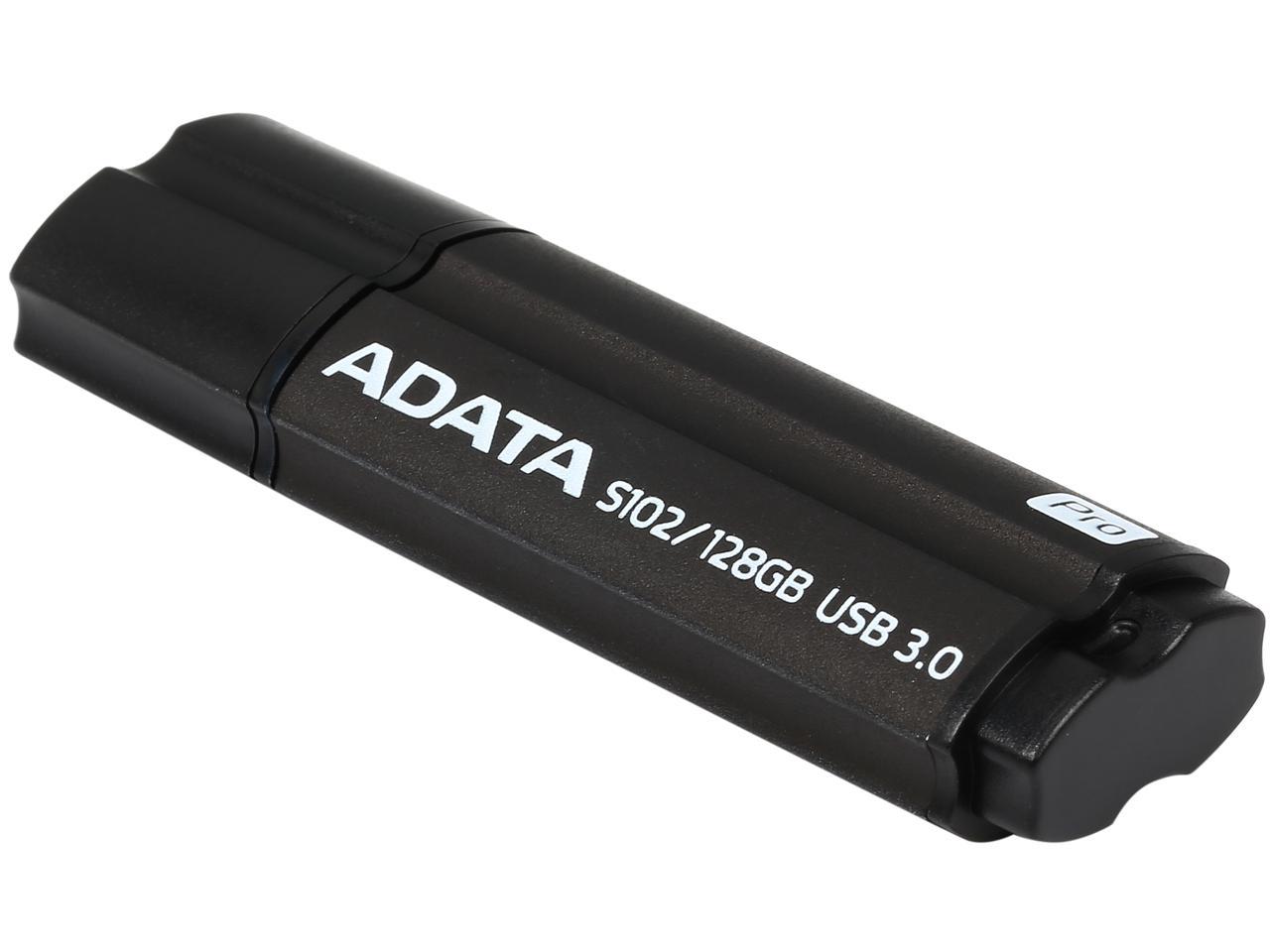 ADATA 128GB S102 Pro Advanced USB 3.0 Flash Drive, Speed Up to 100MB/s (AS102P-128G-RGY)