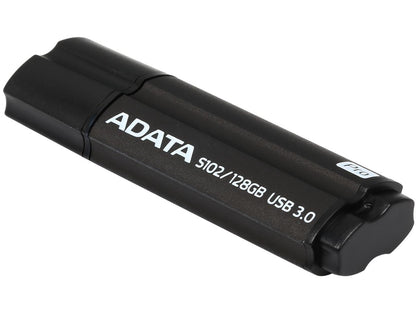 ADATA 128GB S102 Pro Advanced USB 3.0 Flash Drive, Speed Up to 100MB/s (AS102P-128G-RGY)